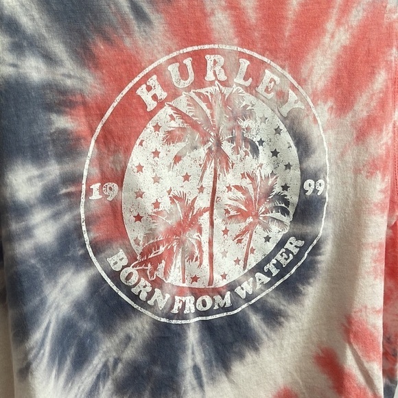 Hurley Tie Dye Crop Top l SIZE S - Picture 4 of 9